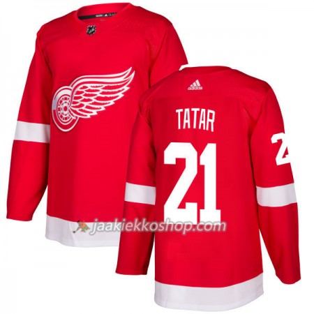 Miehille NHL Detroit Red Wings Pelipaita Tomas Tatar 21 Adidas 2017-2018 Punainen Authentic